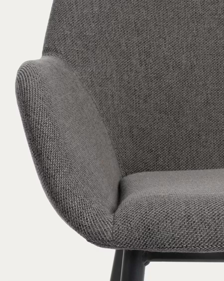 Konna Chair in Dark Grey