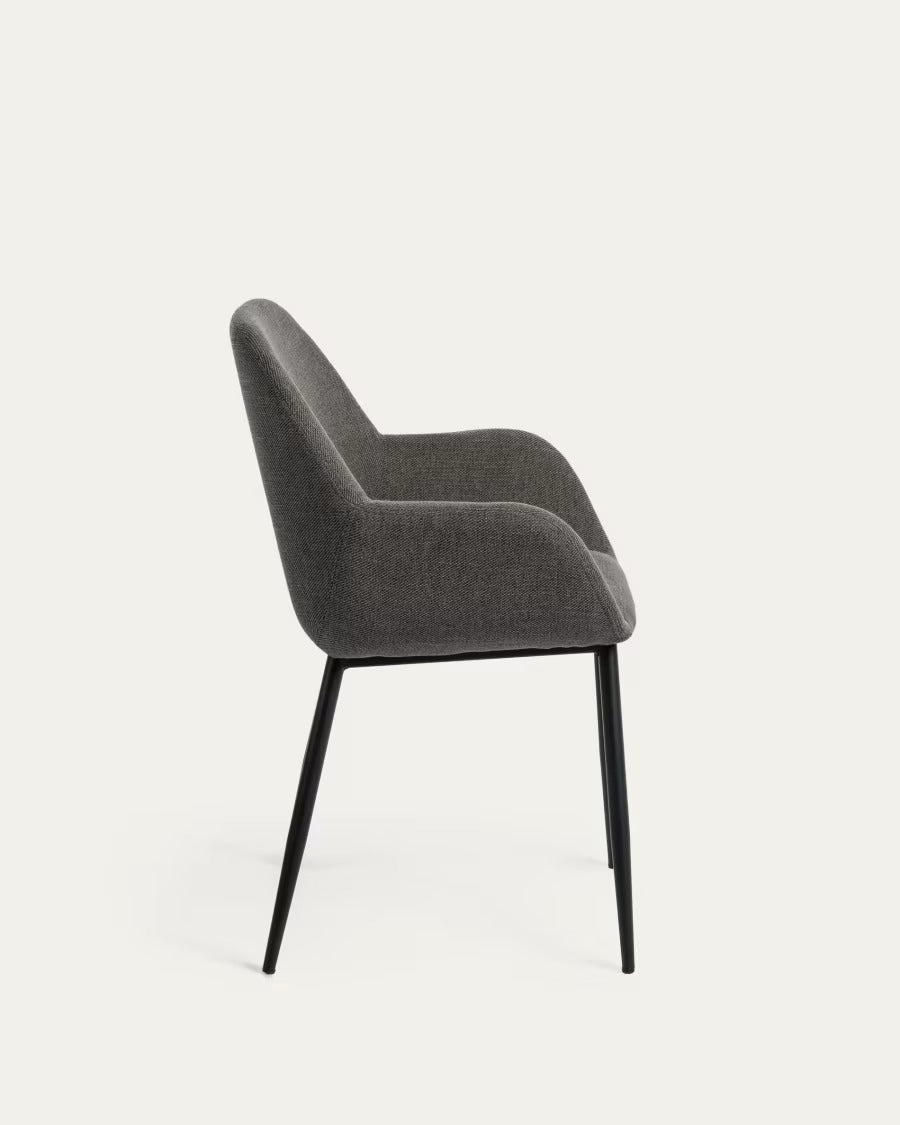 Konna Chair in Dark Grey