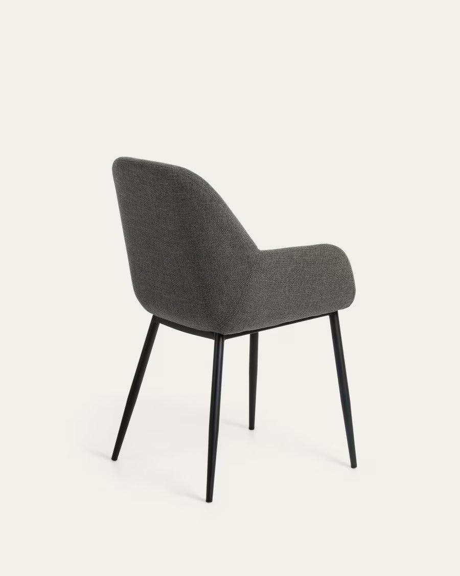 Konna Chair in Dark Grey