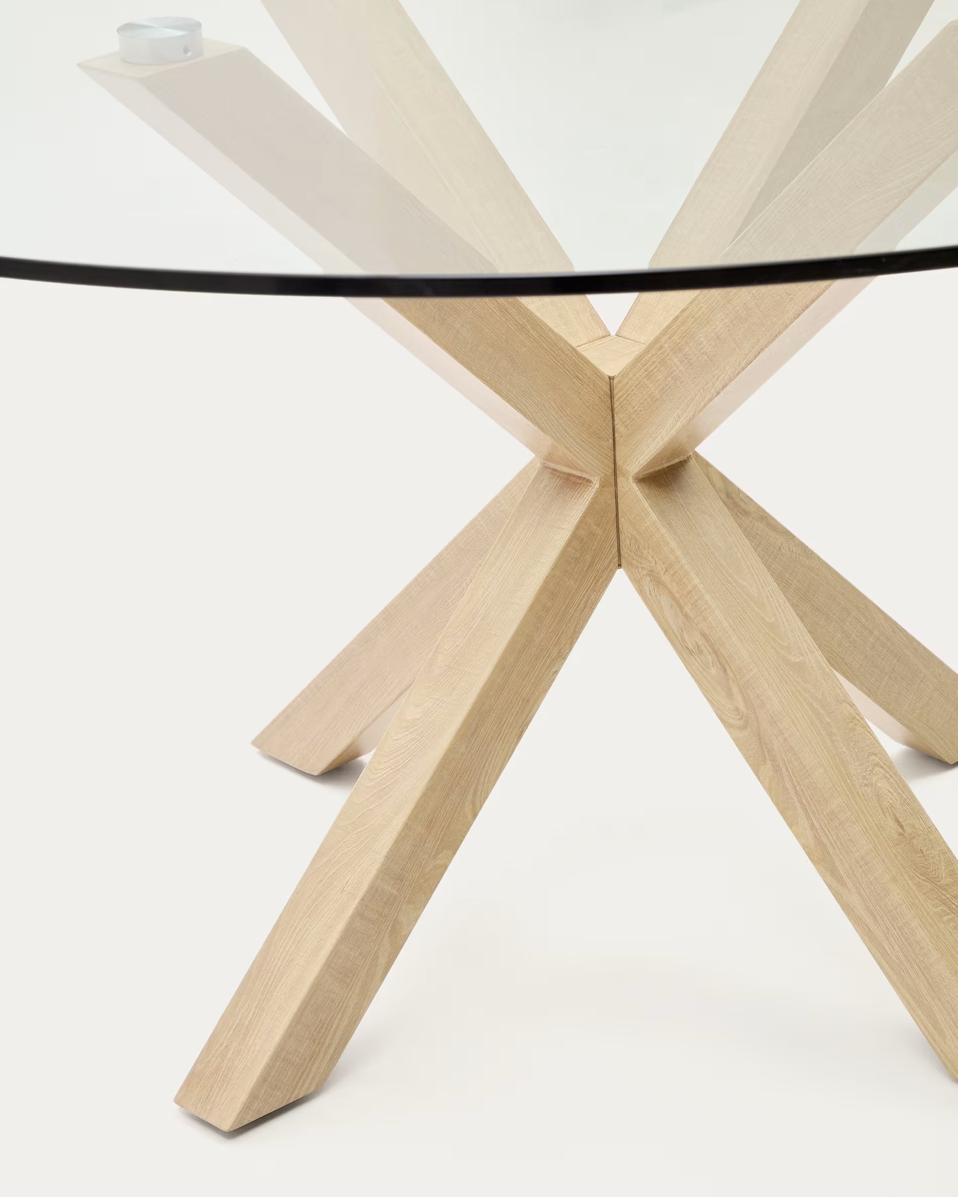 Argo Round Glass Table