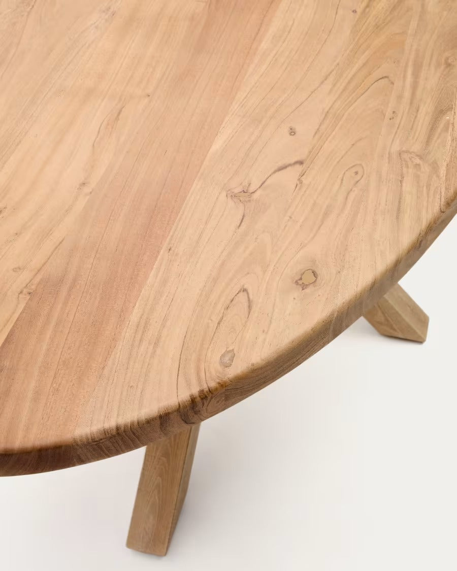 Argo Oval Table Top in Solid Acacia