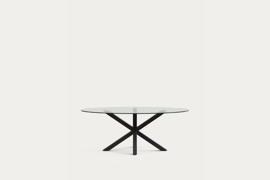 Argo Oval Table in Glass