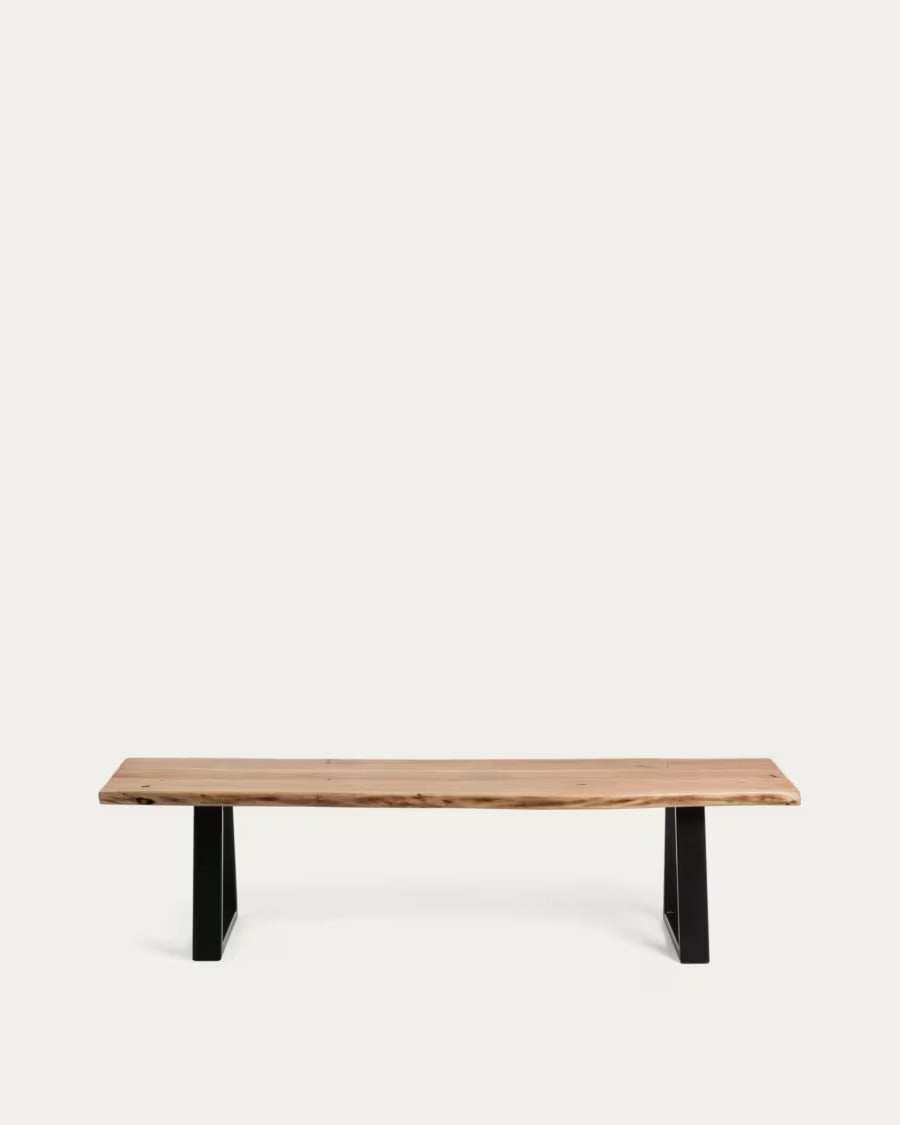 Alaia Bench in Solid Acacia Wood