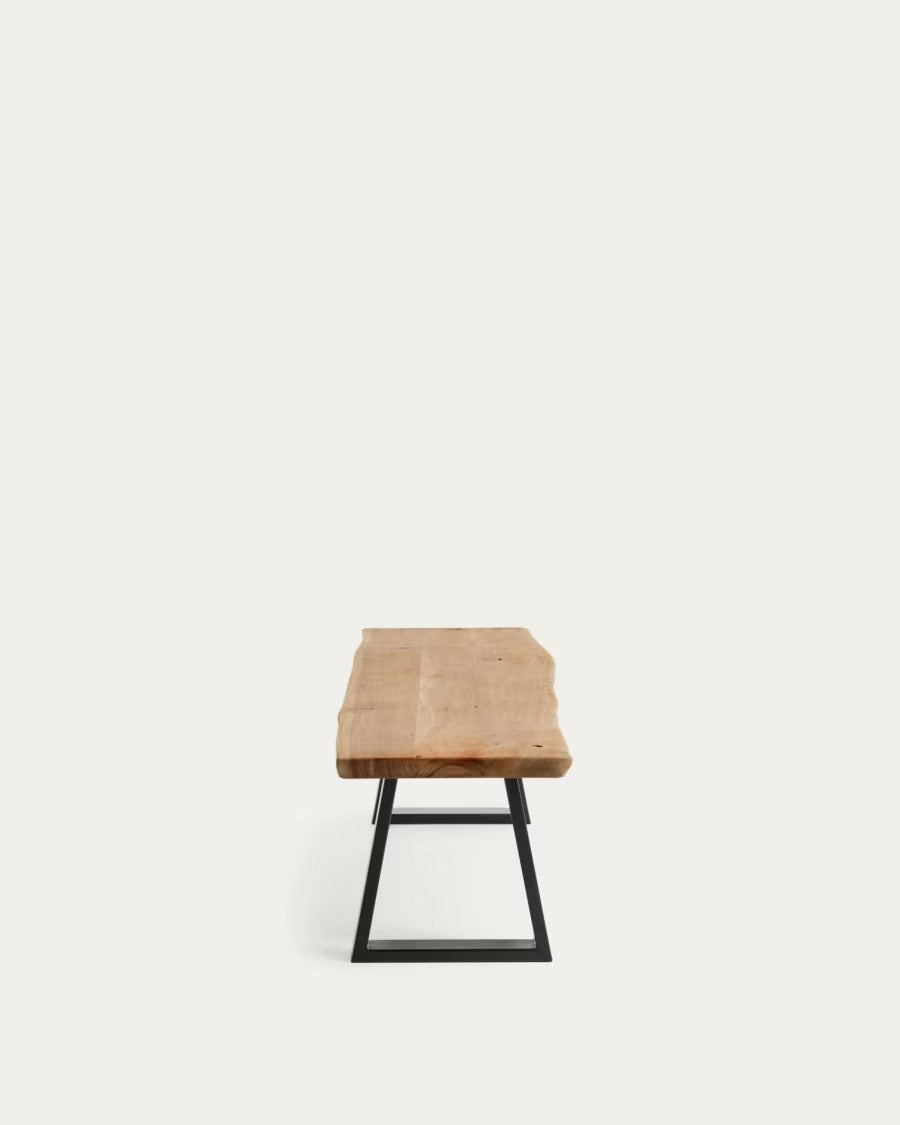 Alaia Bench in Solid Acacia Wood