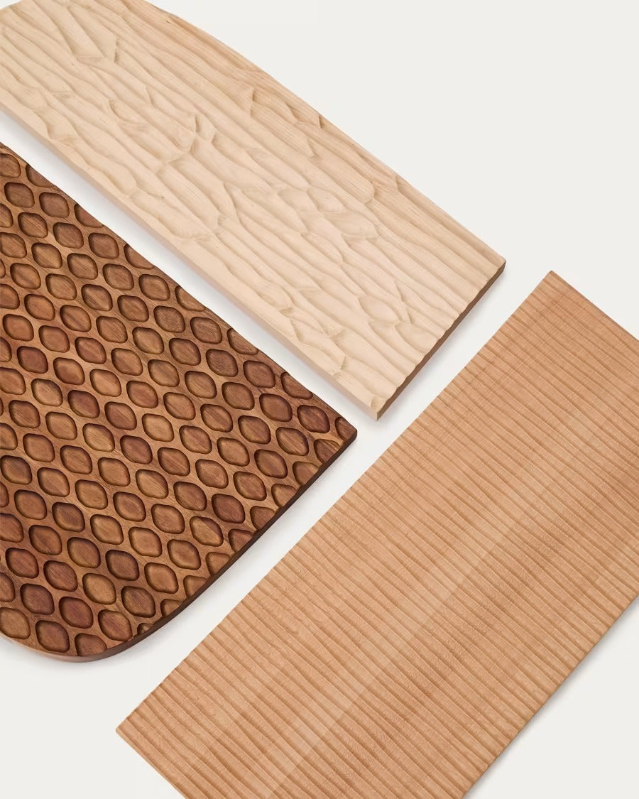Trivax 3-Piece Wall Panel made of acacia wood FSC 100%