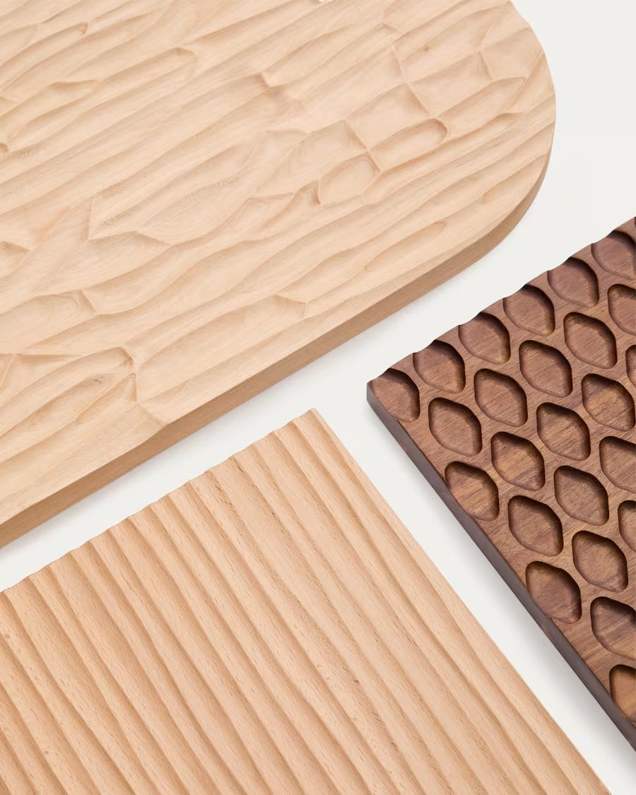 Trivax 4-Piece Wall Panel made of acacia wood FSC 100%