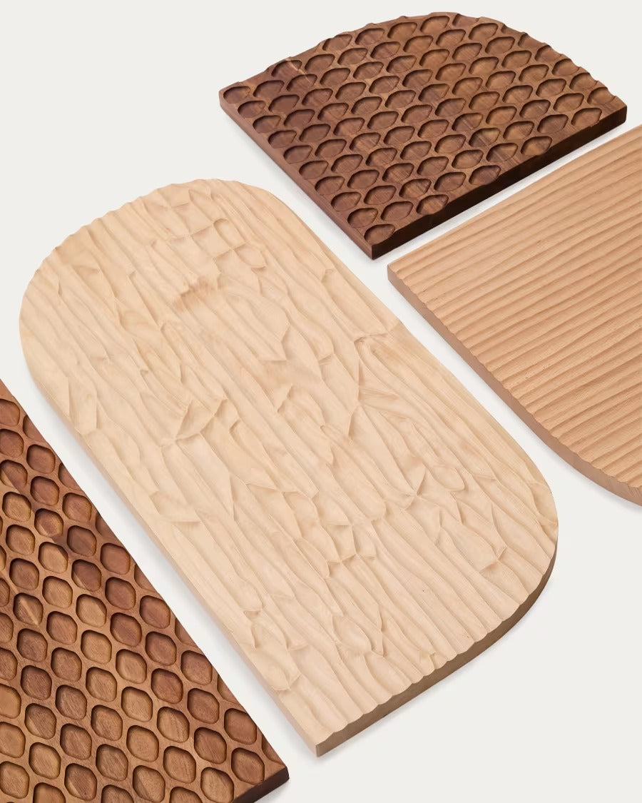 Trivax 4-Piece Wall Panel made of acacia wood FSC 100%