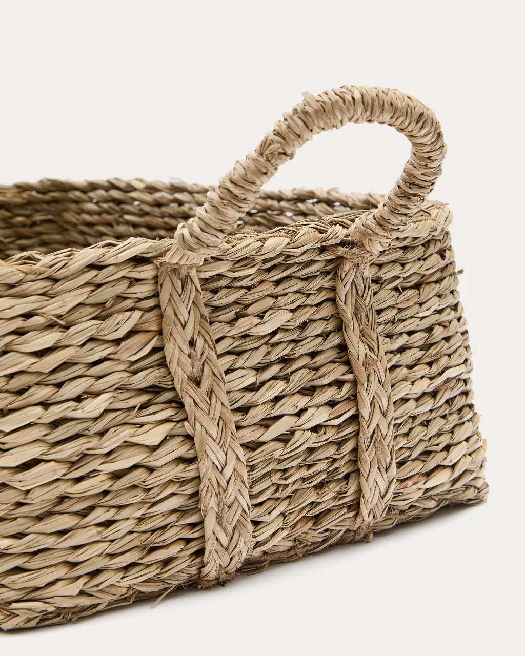 Milly set of 2 natural fibre baskets# 32 x 20 cm / 34 x 20 cm