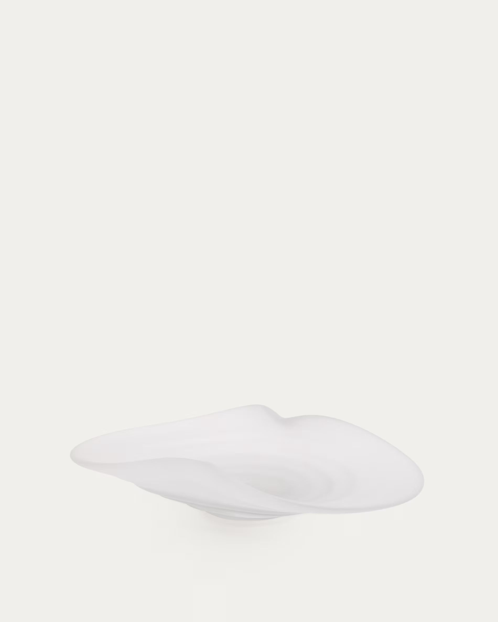 Ondaro frosted glass centrepiece 11cm