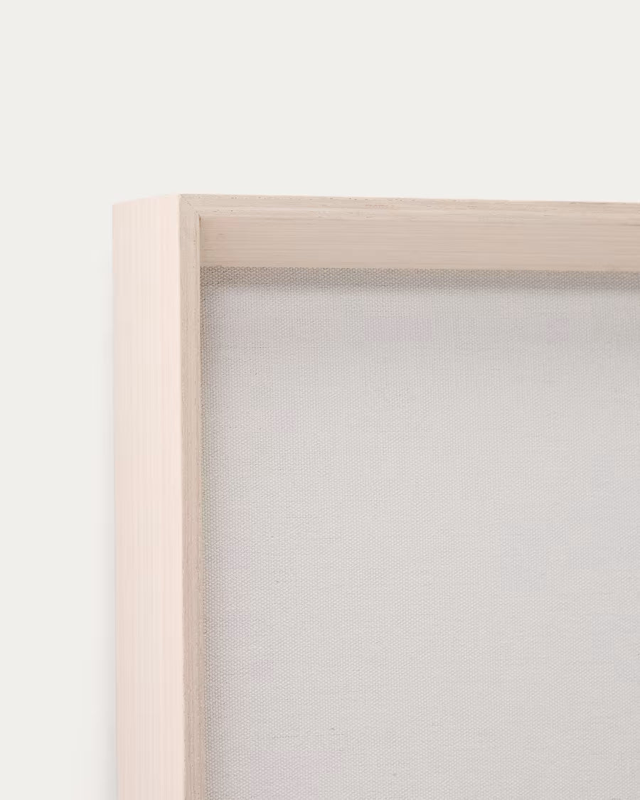 Olvin abstract picture on white recycled paper 104 x 124cm