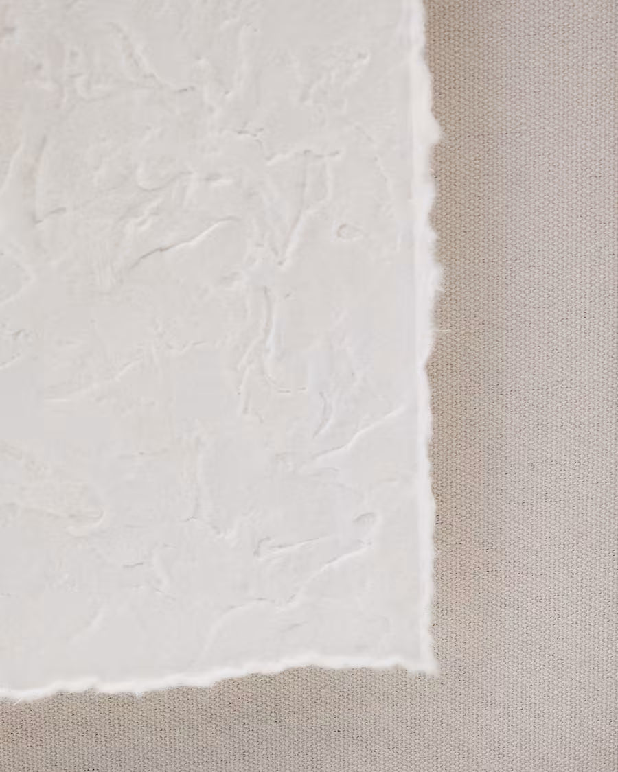 Olvin abstract picture on white recycled paper