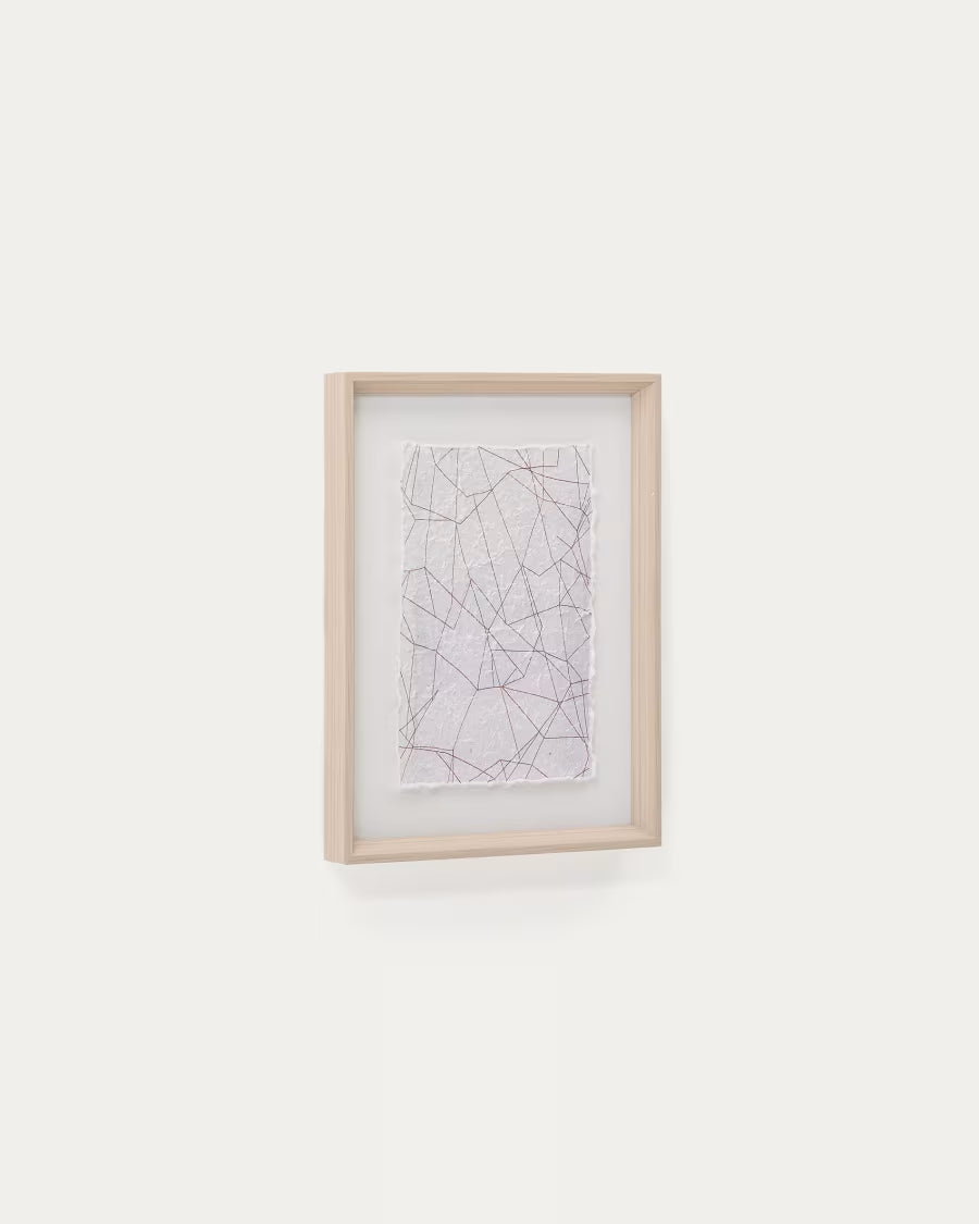 Durkan white picture on recycled paper 30 x 40cm