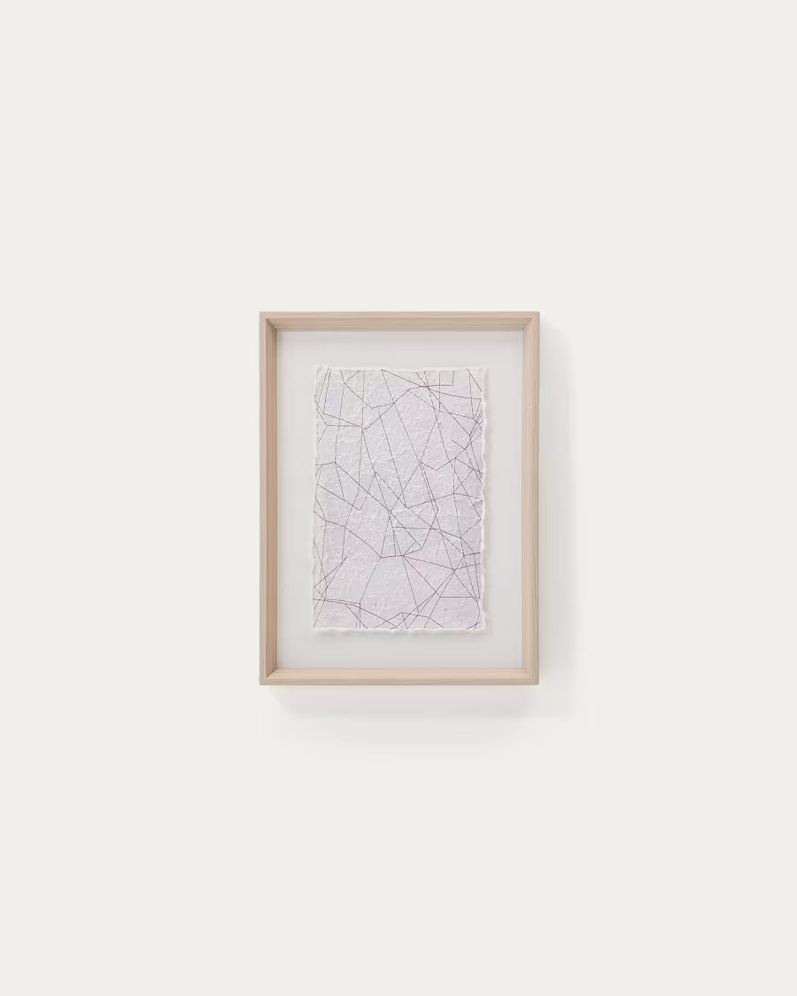 Durkan white picture on recycled paper 30 x 40cm
