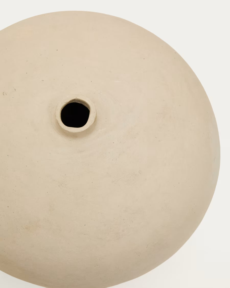 Nivala papier-mache vase 15.5cm.