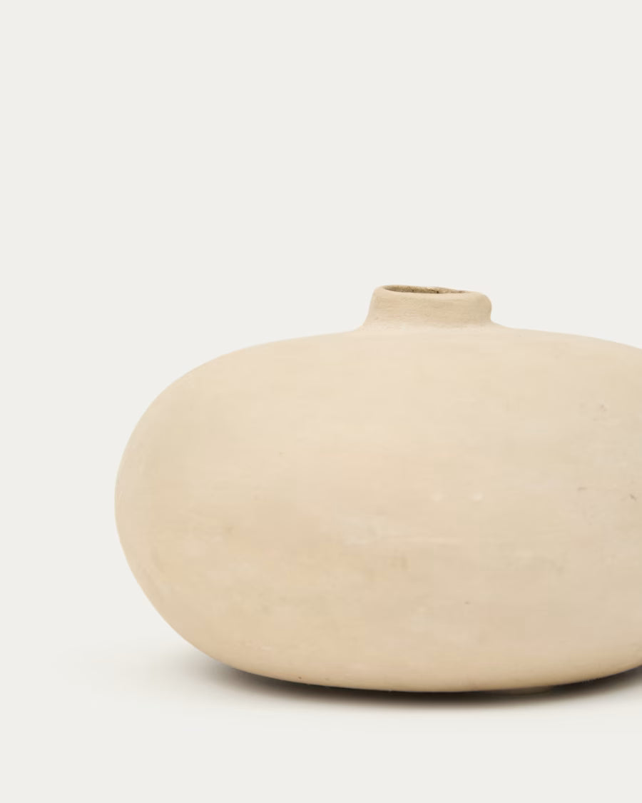 Nivala papier-mache vase 8.5cm.