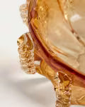 Nicora orange glass centerpiece Ø30cm