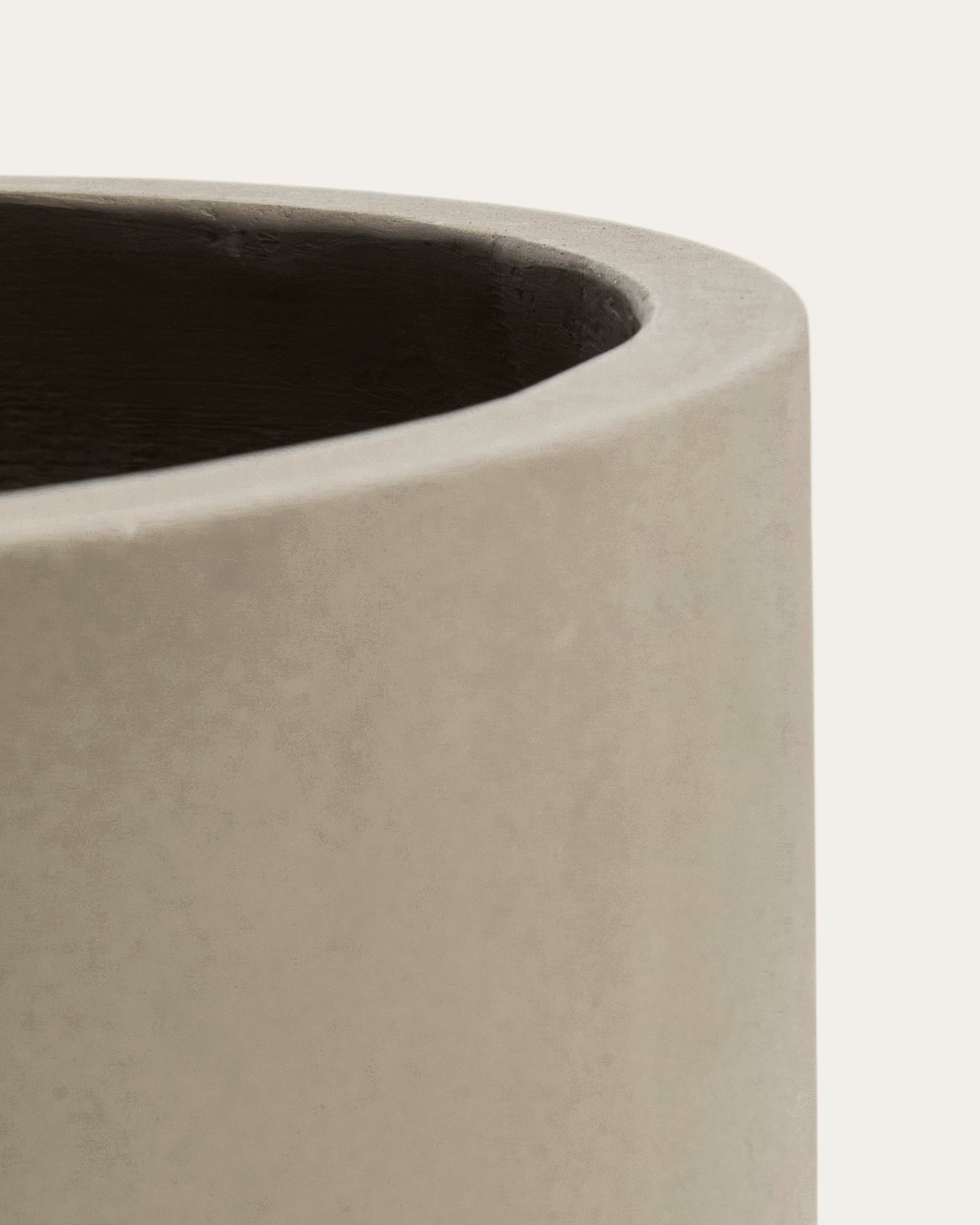 Aiguablava grey cement planter Ø 42cm