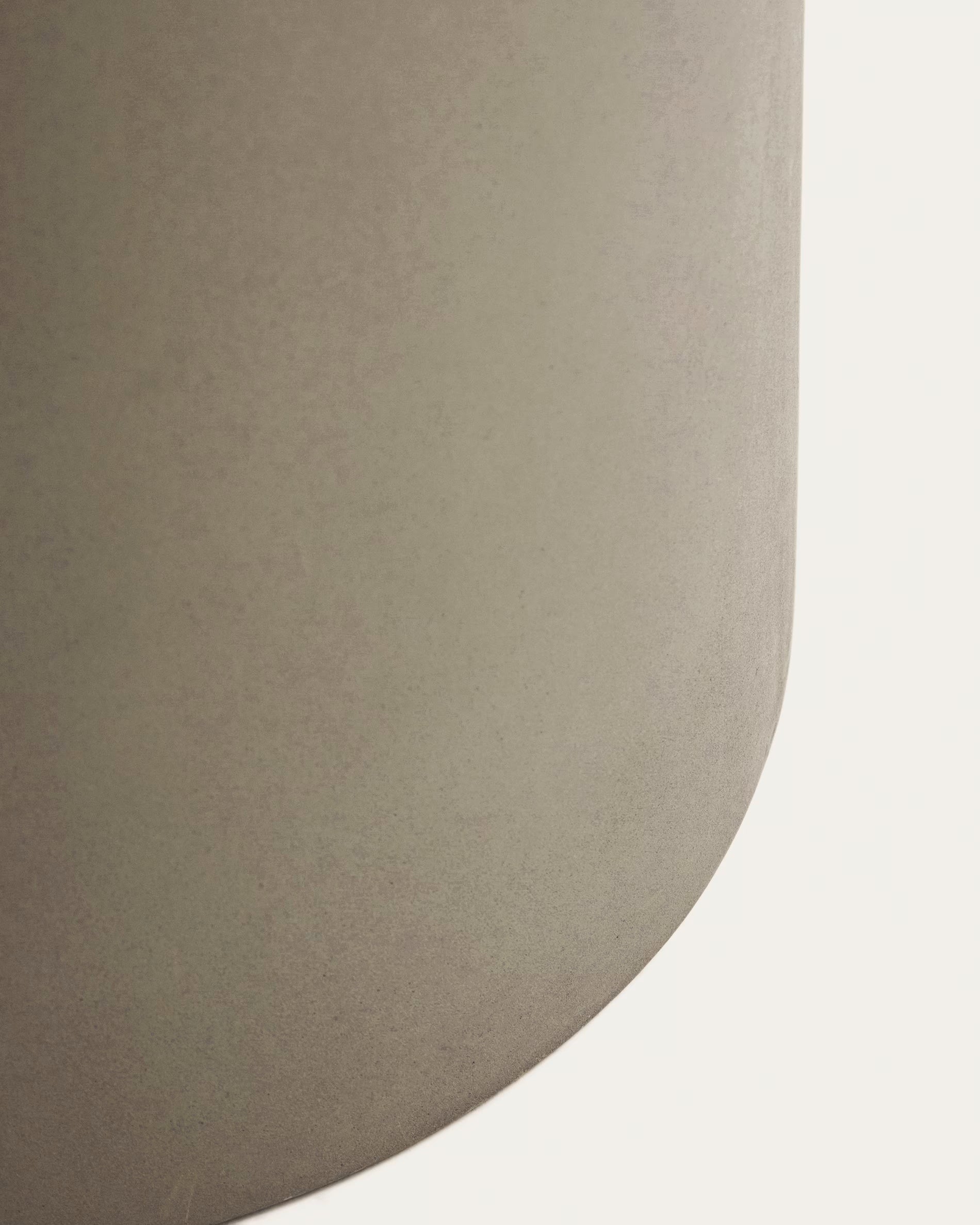 Aiguablava grey cement planter Ø 42cm
