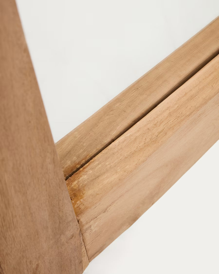 Maden wooden mirror with a natural finish 80 x 180 cm.
