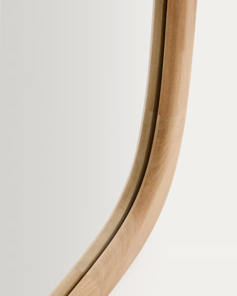 Alura teak wood mirror 94.6 x 192.1cm FSC 100%.