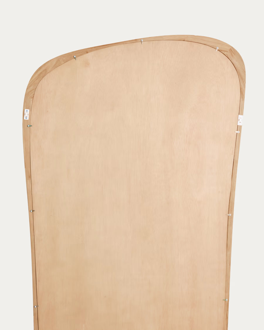 Alura teak wood mirror 94.6 x 192.1cm FSC 100%.