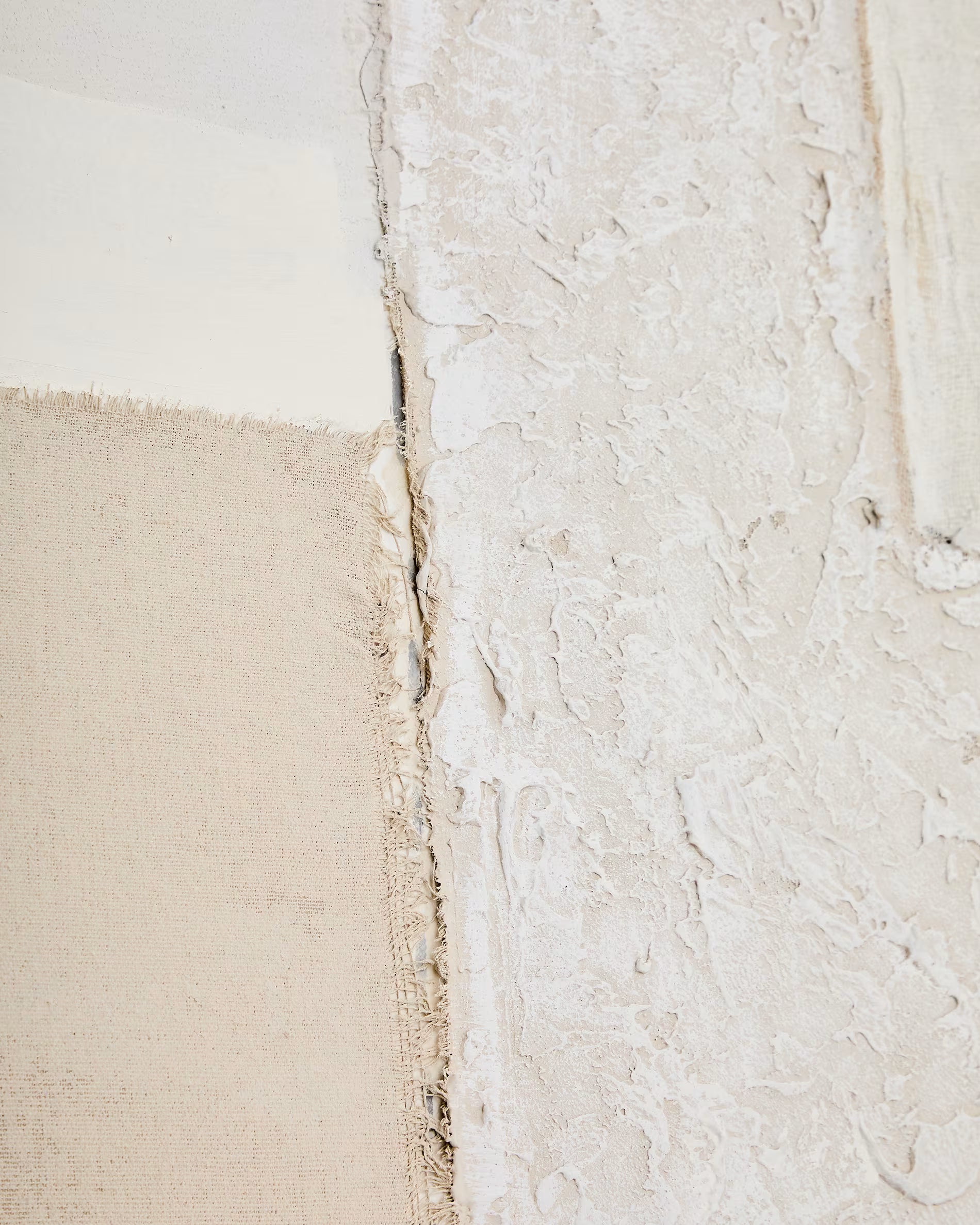 Pineda abstract canvas in white 95x95cm