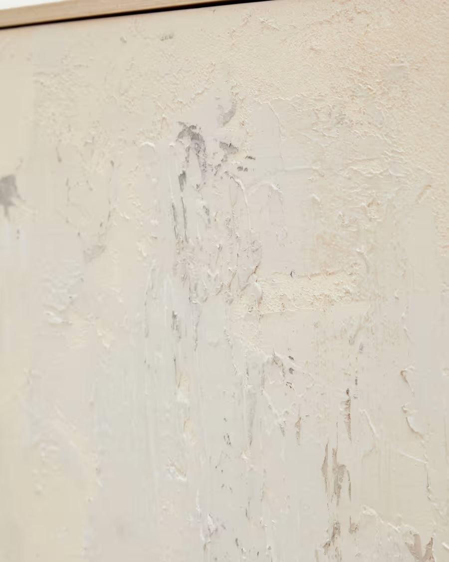 Silpa Abstract Painting in Light Beige 200 x 120 cm