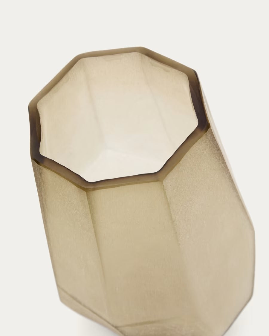 Arai Grey, Recycled-Glass Vase, 22 cm