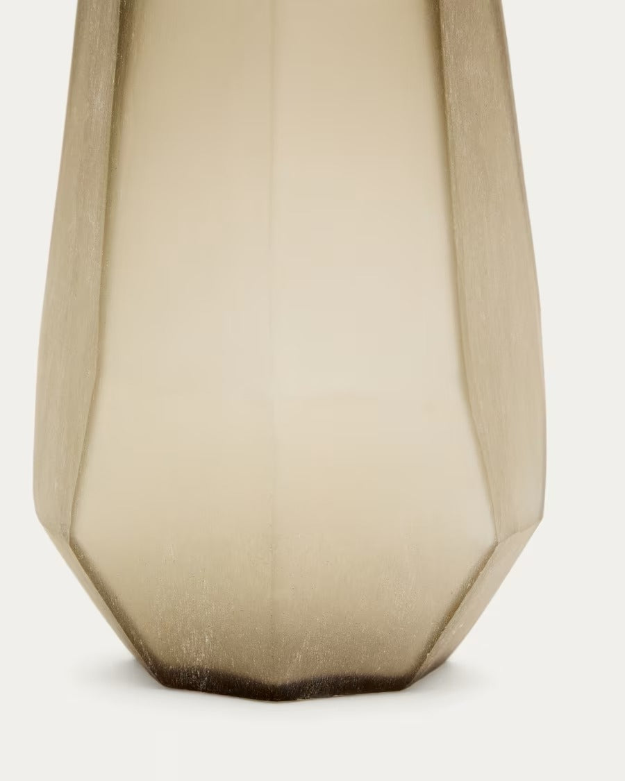Arai Grey, Recycled-Glass Vase, 22 cm
