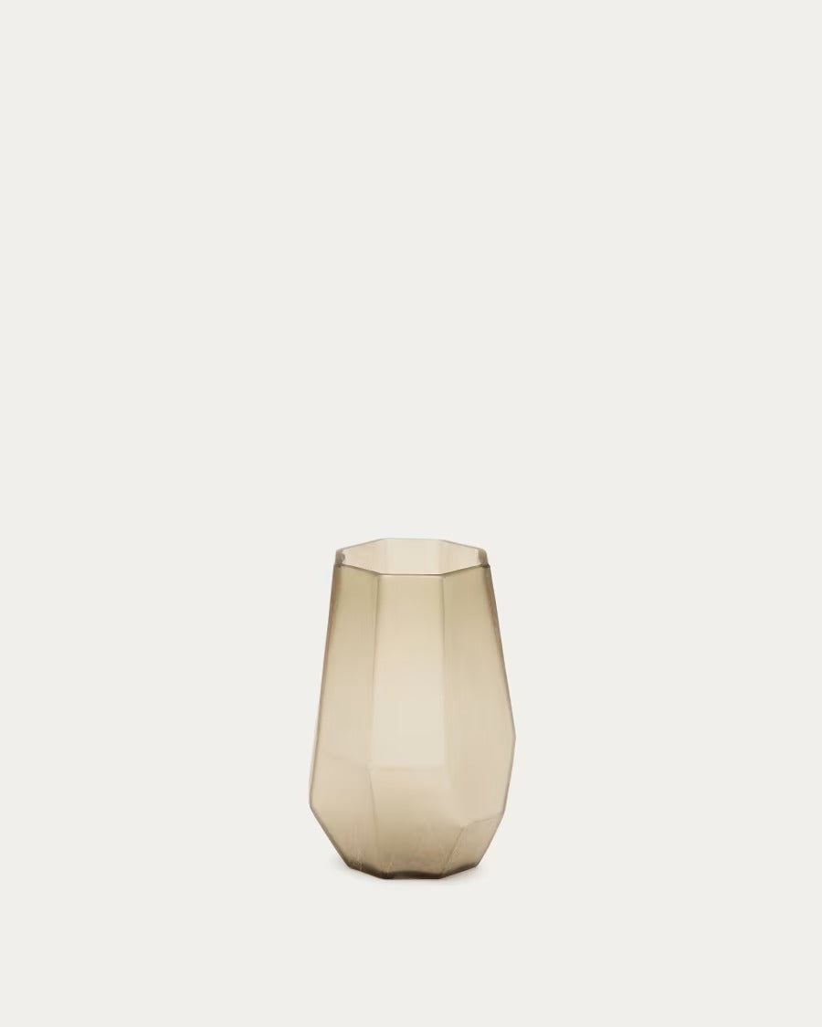 Arai Grey, Recycled-Glass Vase, 22 cm