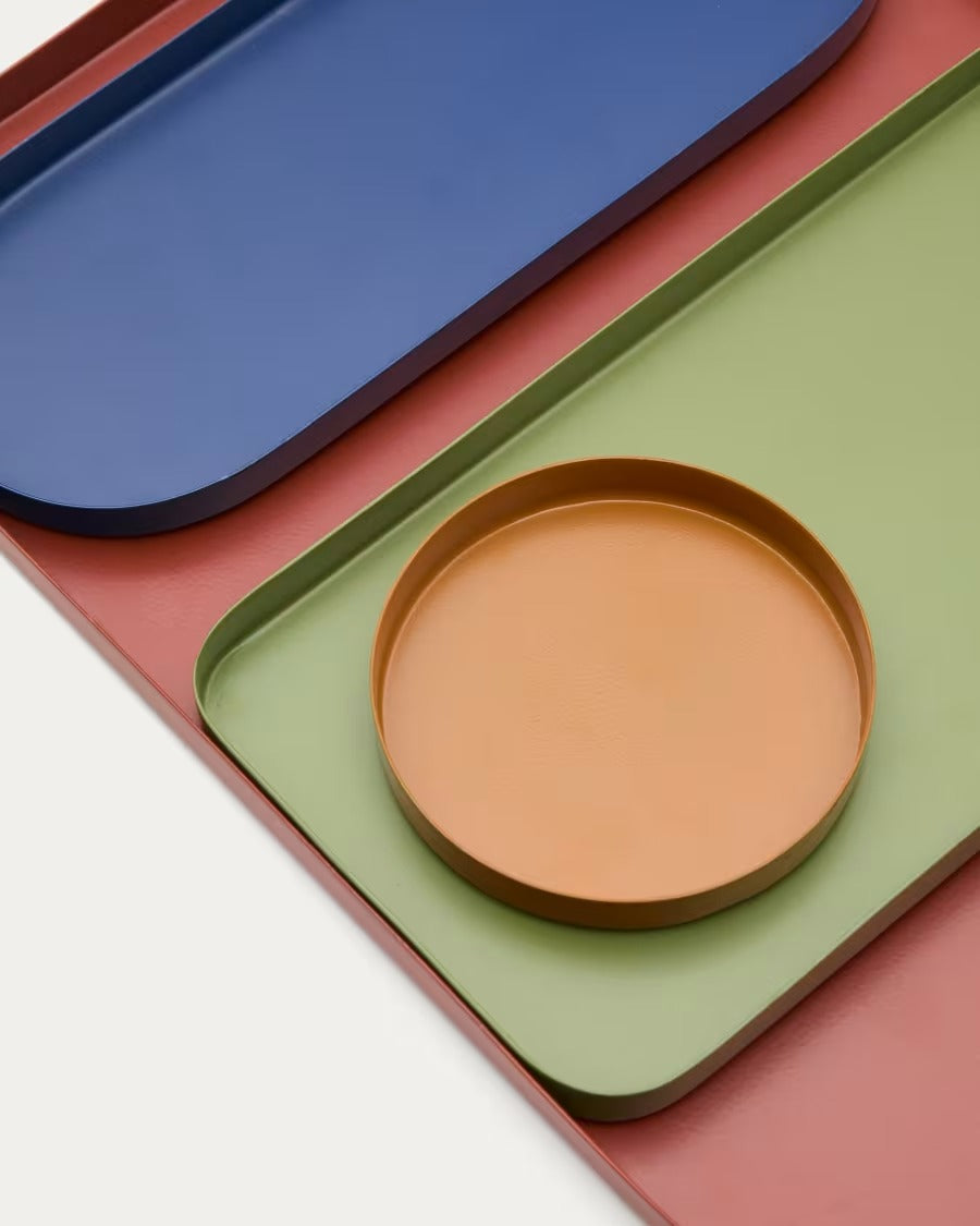 Mistra Multi-Coloured Iron Tray Set