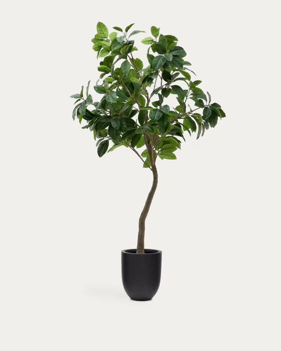 Artificial Ficus Tree in Black Pot 210 cm
