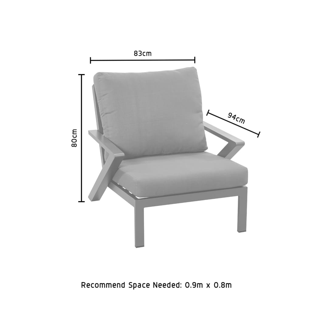 Destino Lounge Chair Light Taupe