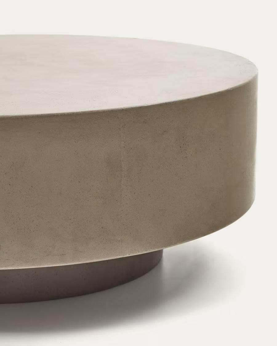 Garbet Cement Coffee Table, ? 80 cm
