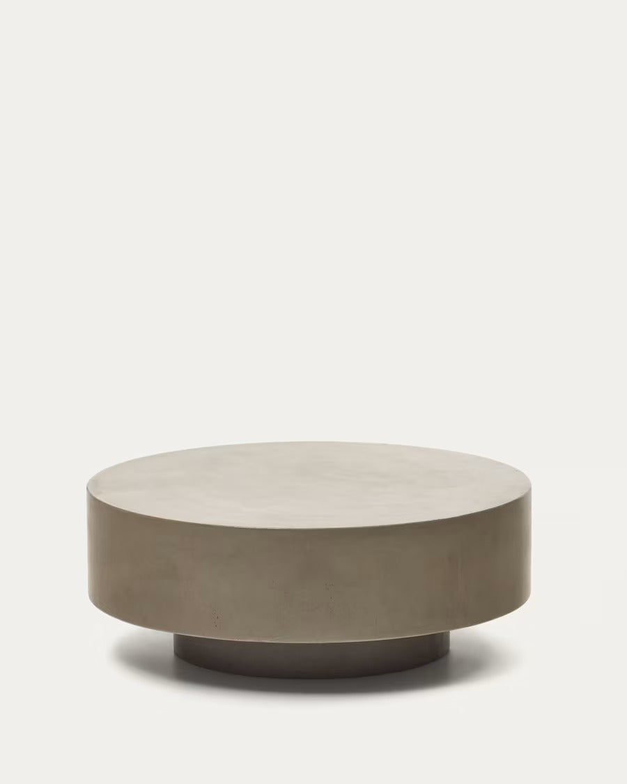 Garbet Cement Coffee Table, ? 80 cm