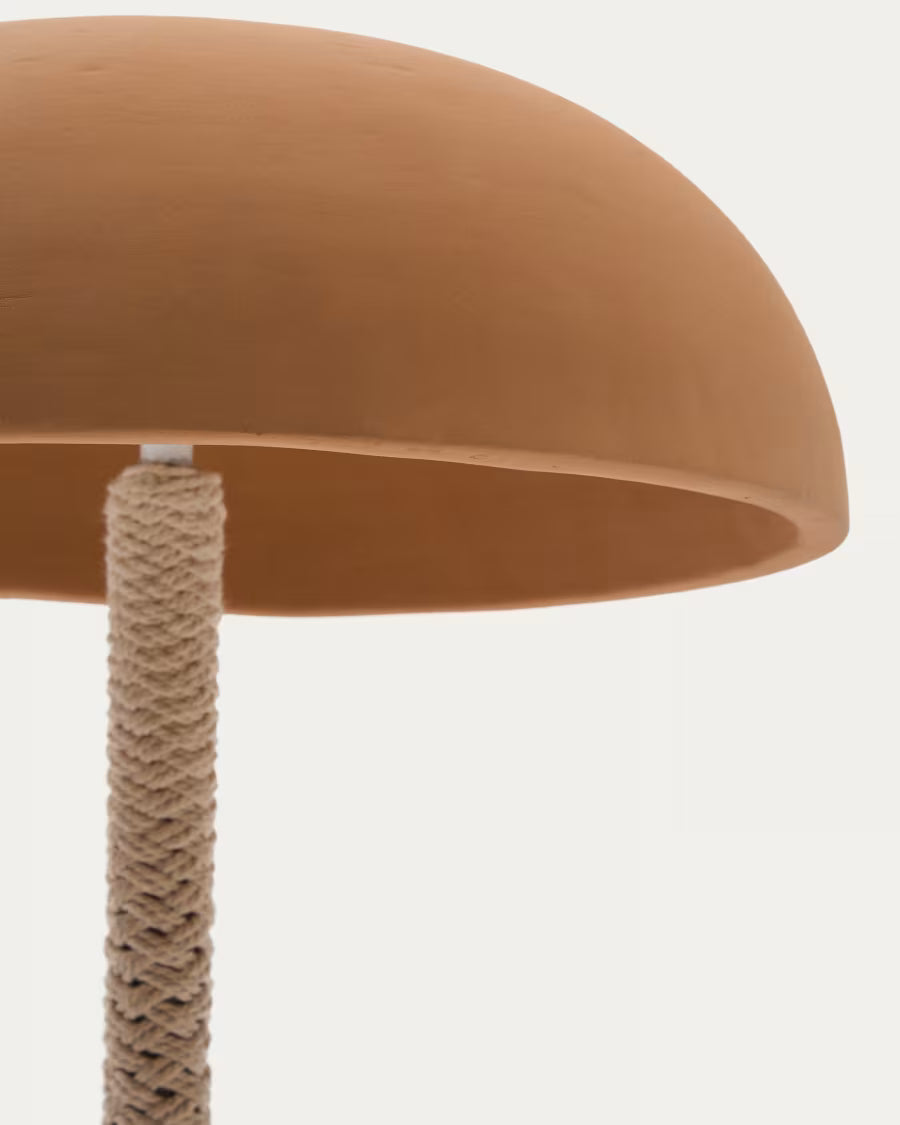 Arinda terracotta table lamp