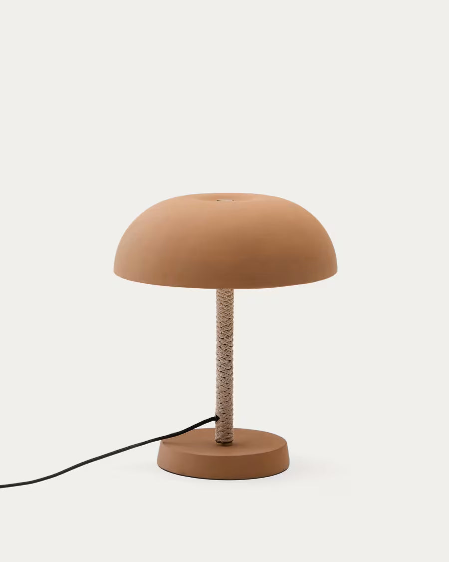 Arinda terracotta table lamp