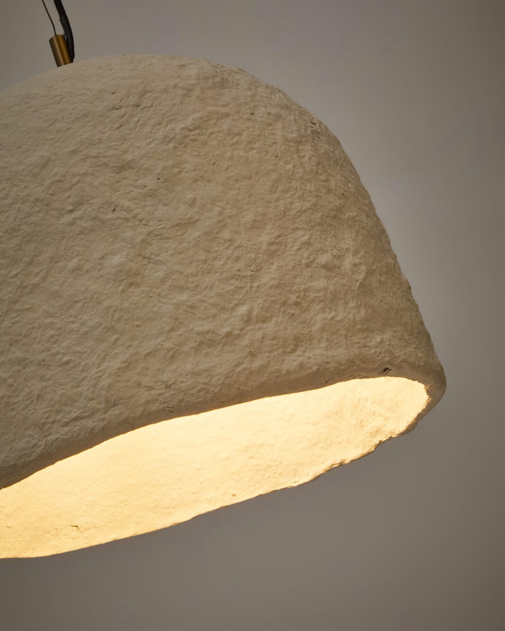Sineu White Papier-Mâché Ceiling Lamp Ø 34.5 cm
