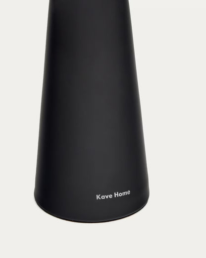 Arenys Small Outdoor Metal Table Lamp in Black