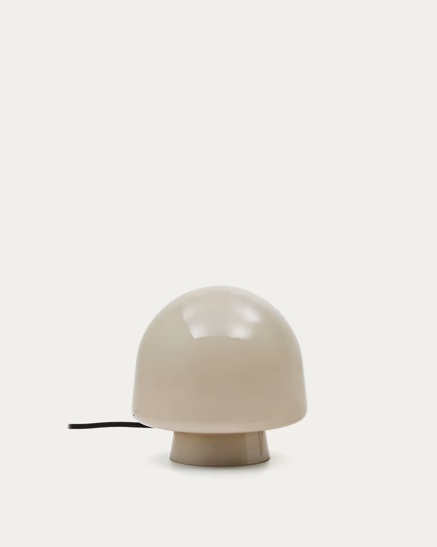 Reig Grey Glass Table Lamp