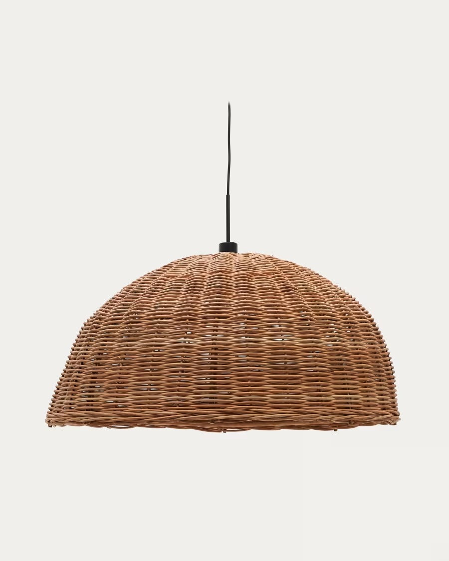 Jornets Rattan Ceiling Lamp Shade in a Natural Finish Ø 80cm