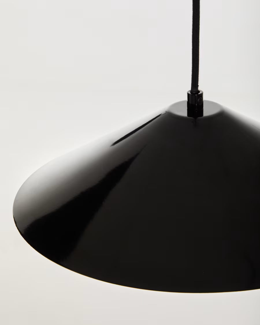 Kally wall lamp in a black painted finish