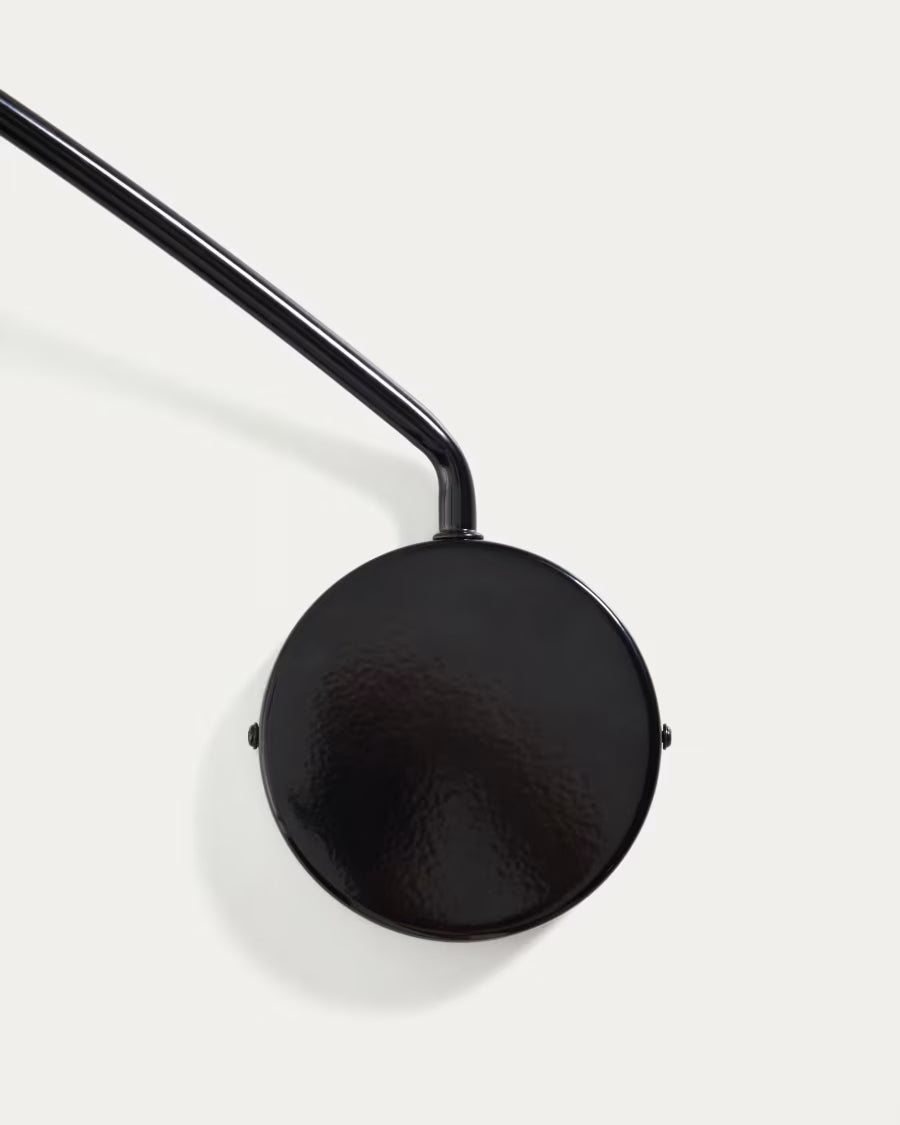 Kally wall lamp in a black painted finish