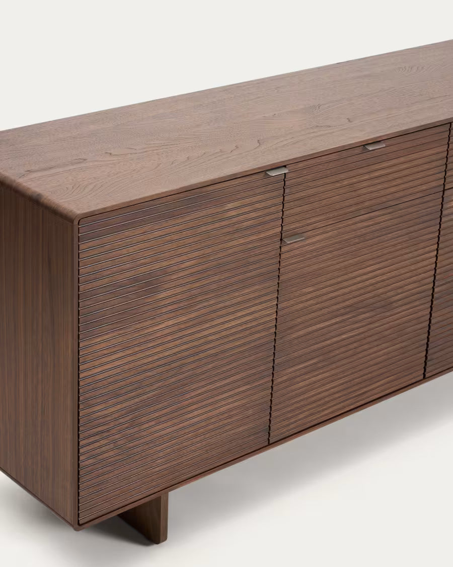 Norlen sideboard with 4 doors in walnut.
