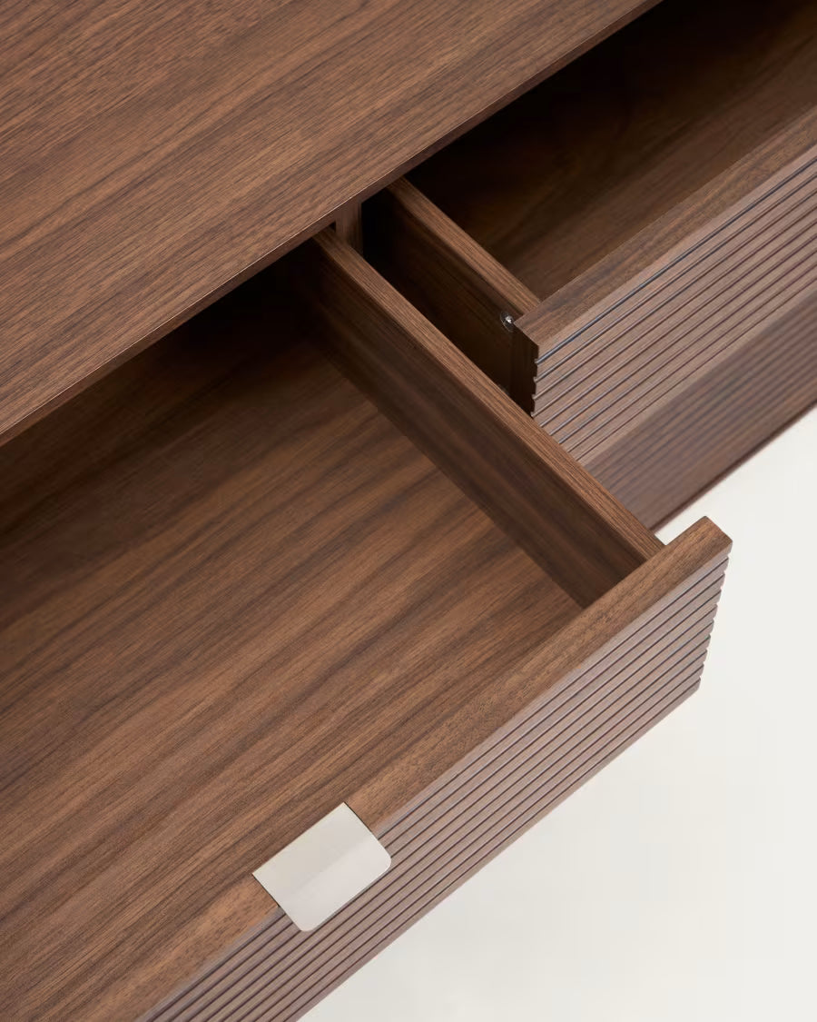 Norlen sideboard with 4 doors in walnut.