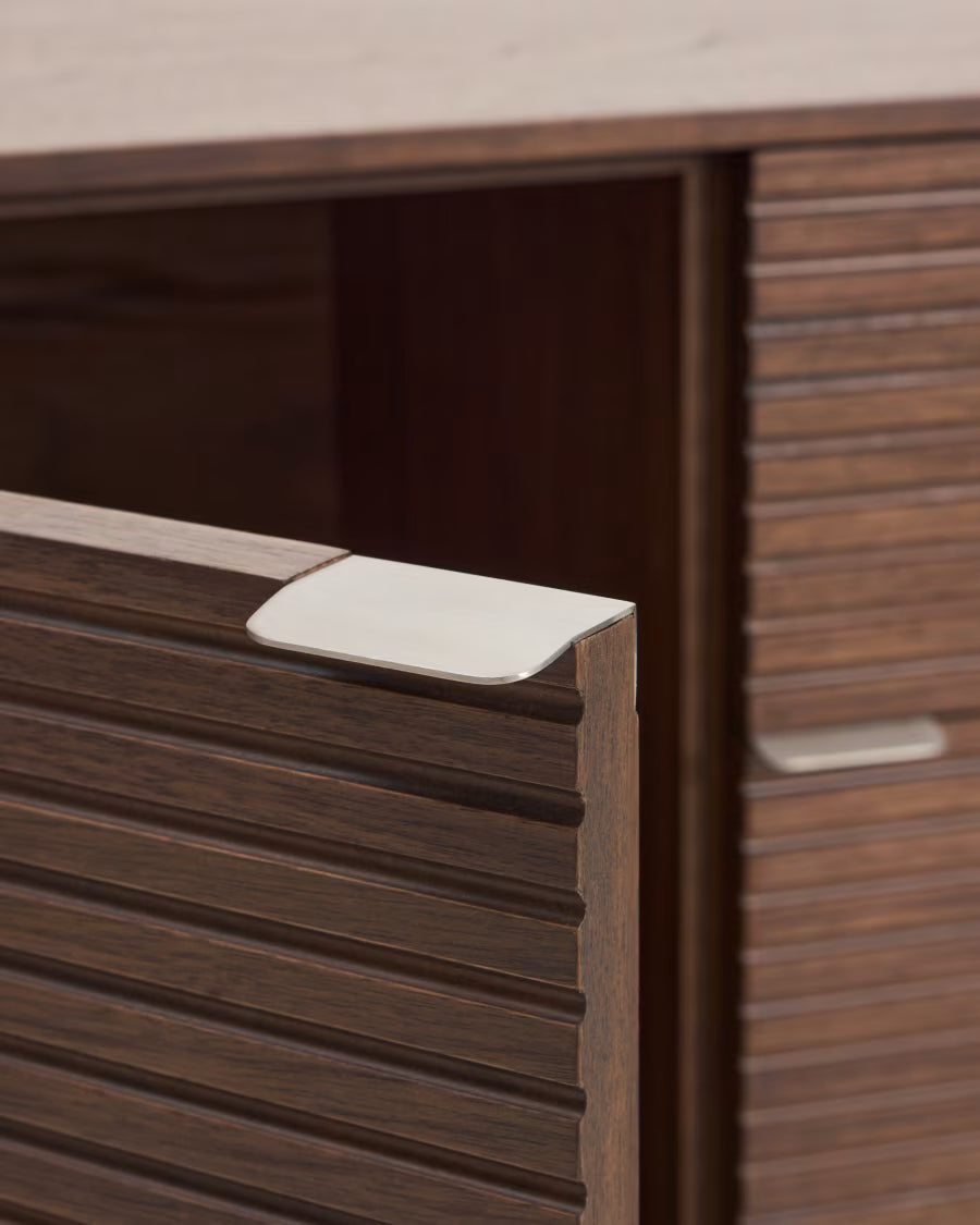 Norlen sideboard with 4 doors in walnut.