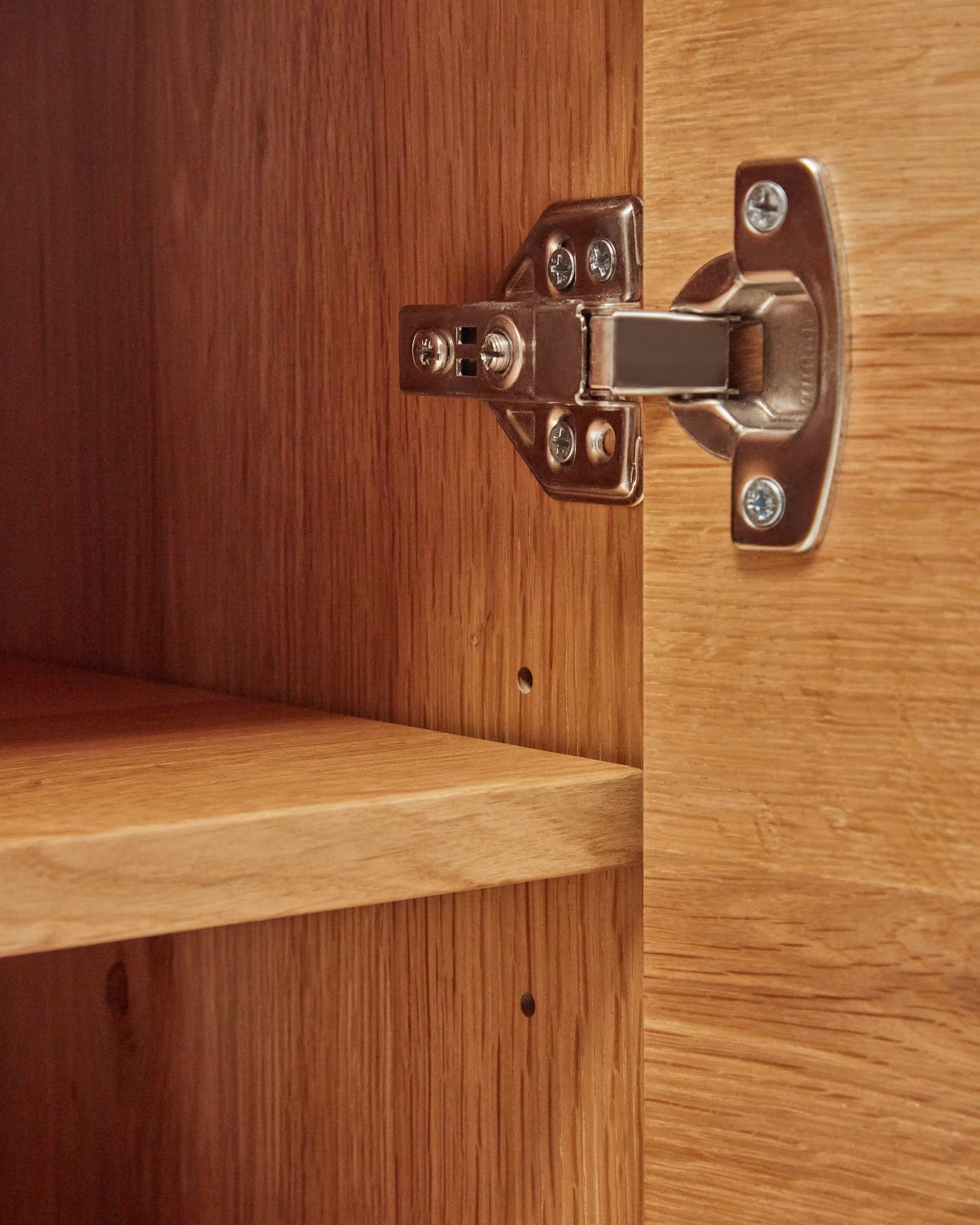 Alguema Sideboard with 4 doors in Natural Finish.
