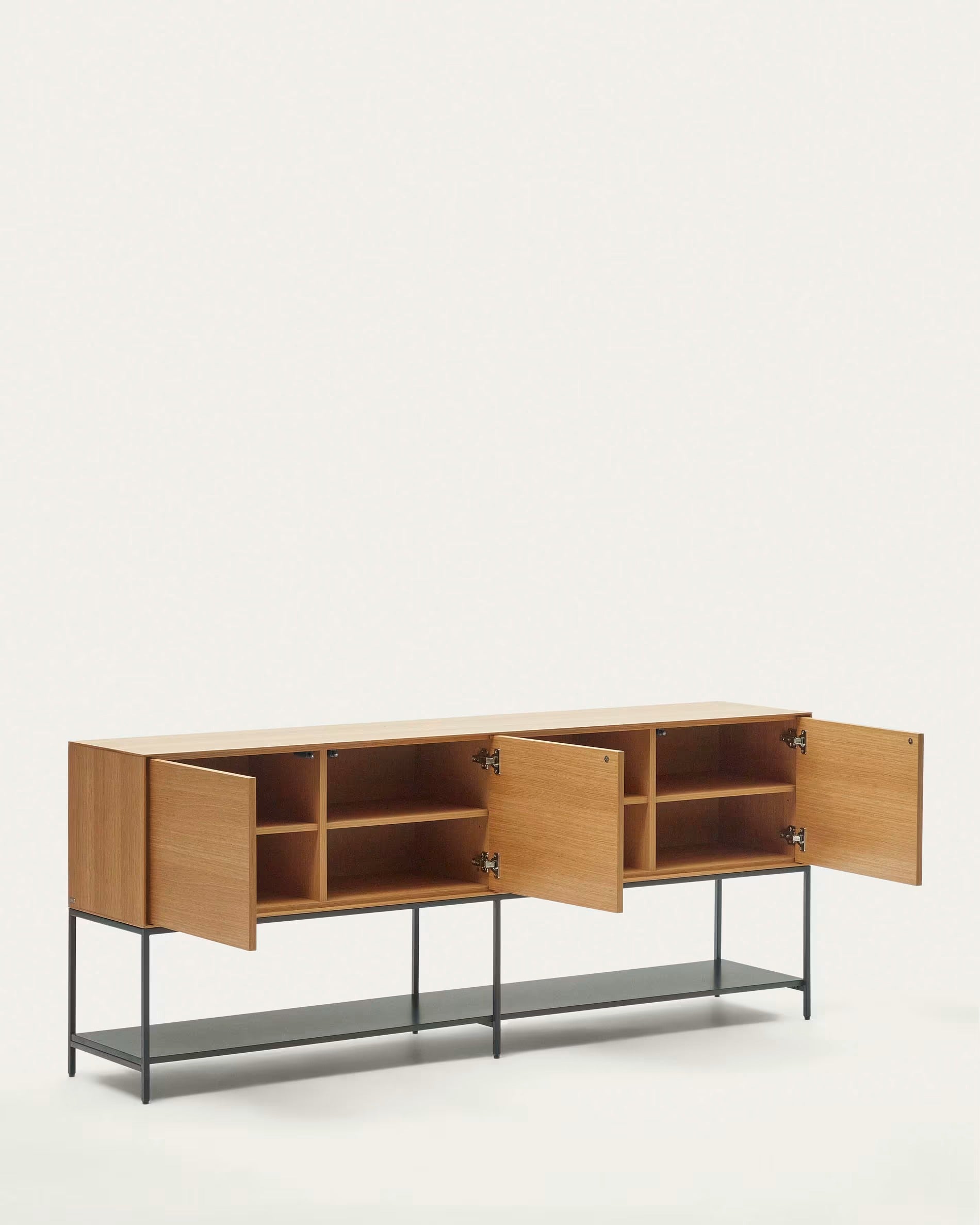 Vedrana 3 Door Sideboard in Oak Veneer