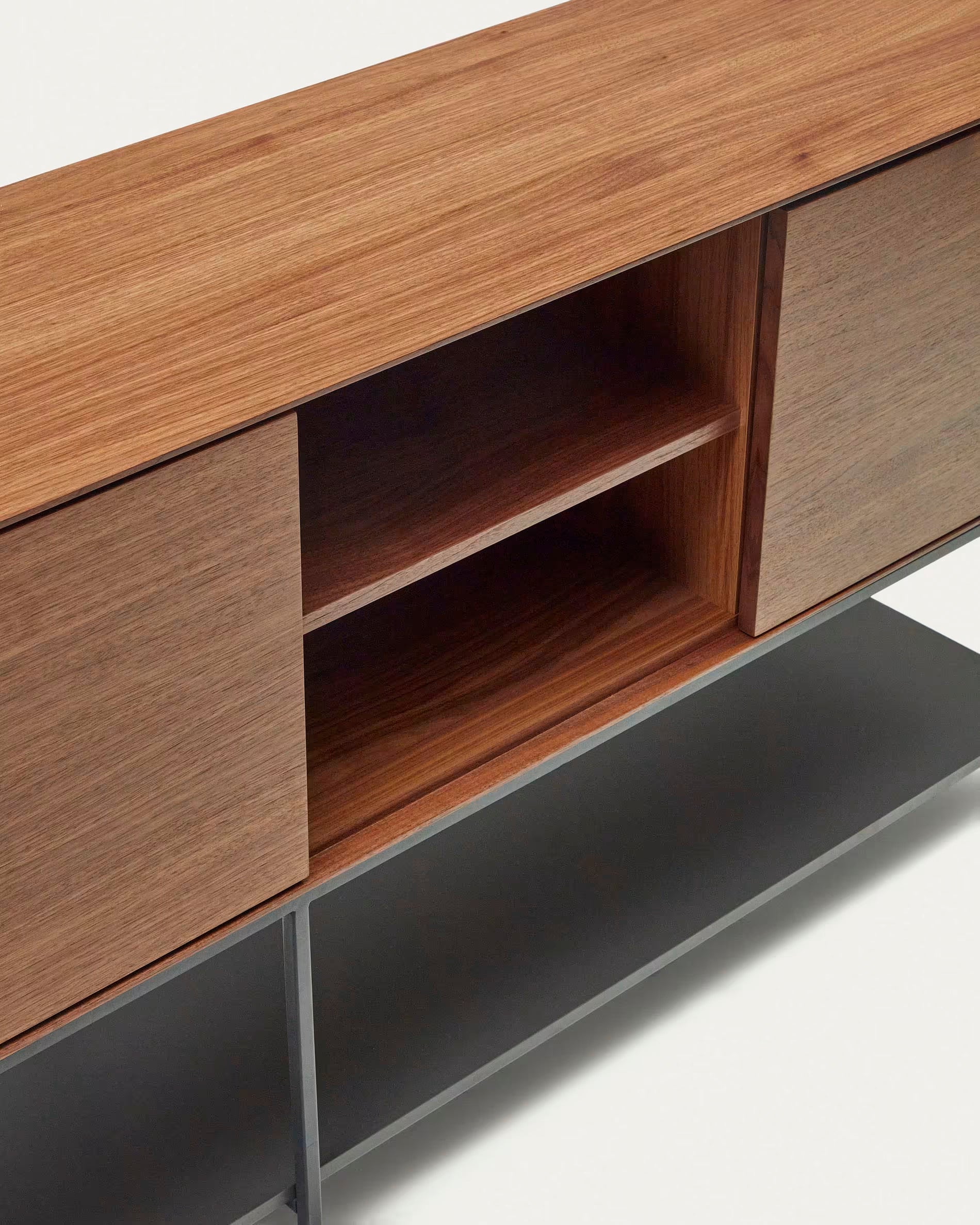 Vedrana 3 Door Sideboard in Walnut Veneer