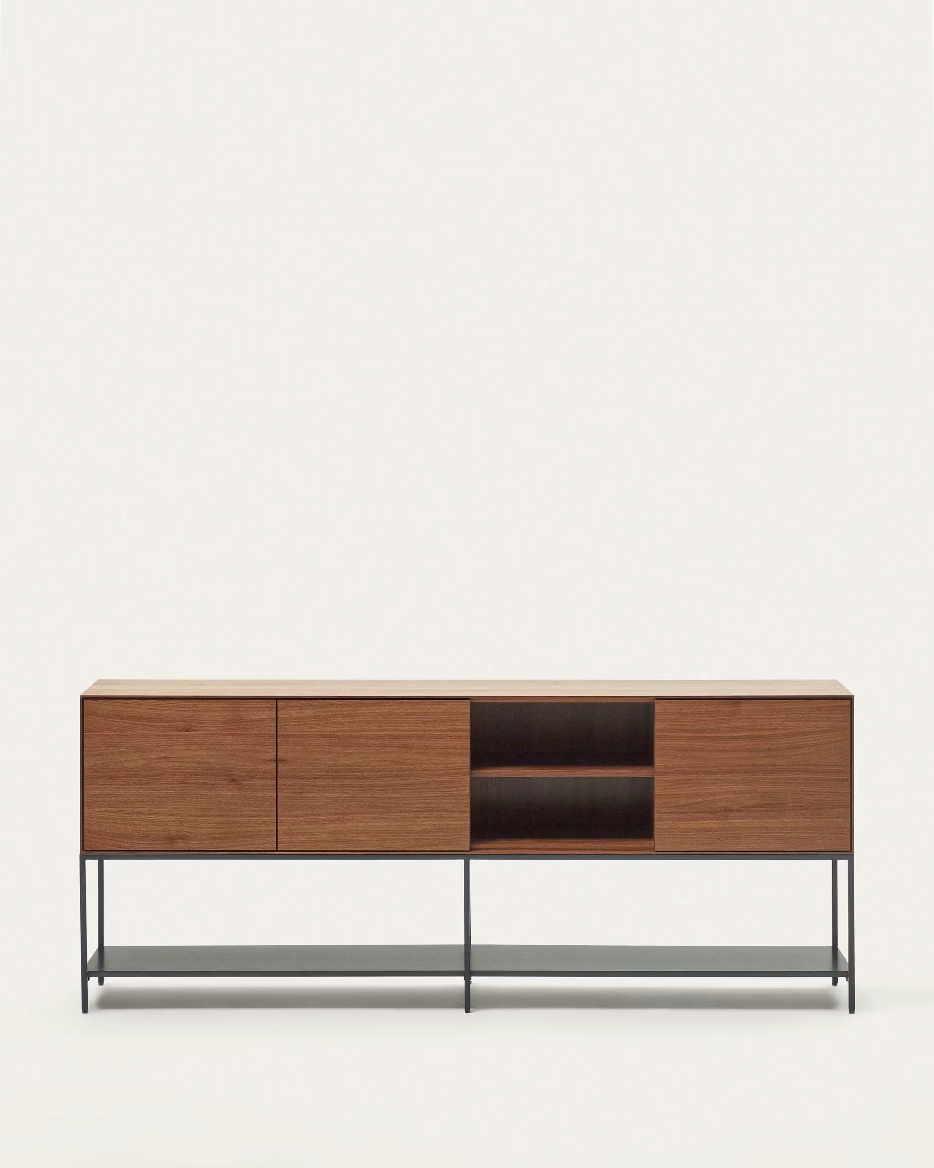 Vedrana 3 Door Sideboard in Walnut Veneer